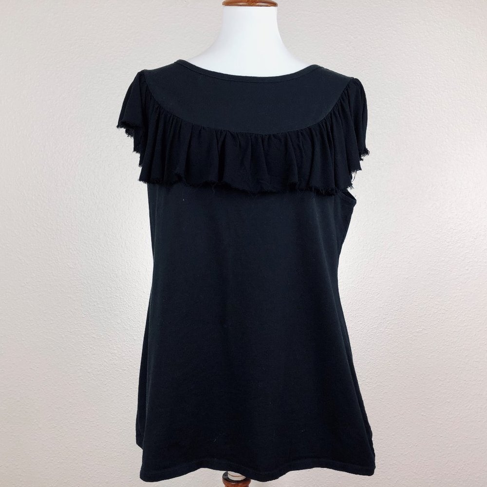 Torrid Short Sleeve Ruffle T-Shirt Size 0X